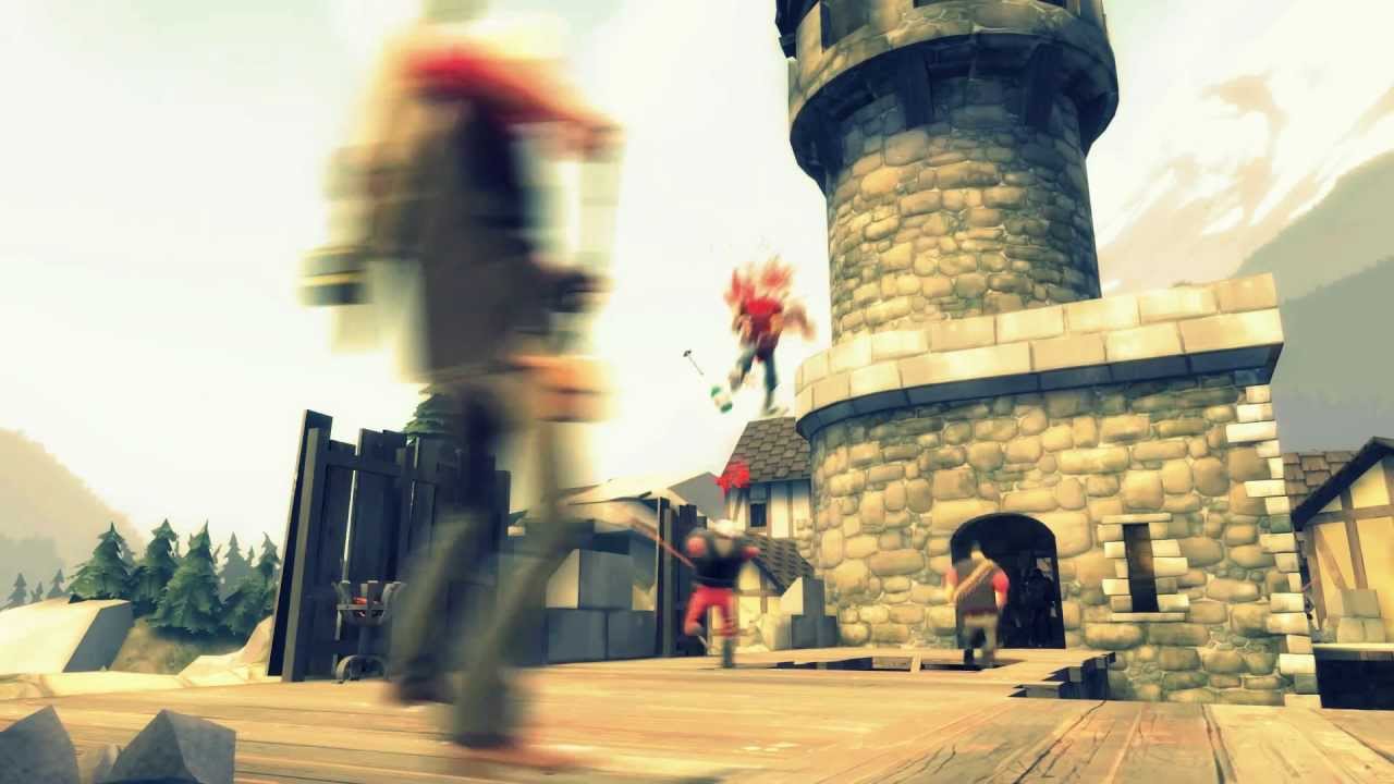 TF2: Demoman Chop Chop Midair (DeGroot Keep Replay in 1080p)