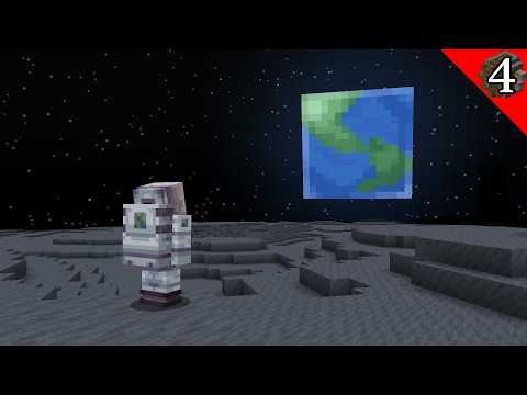 I Landed On The Moon with CREATE Mod...