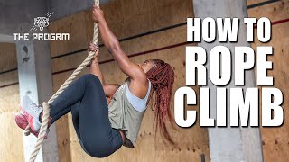 Rope Climb exercise progressions for CrossFit