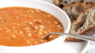 Quick and Easy Bean with Bacon Soup Recipe