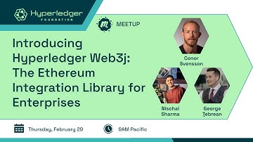 Introducing Hyperledger Web3j: The Ethereum Integration Library for Enterprises