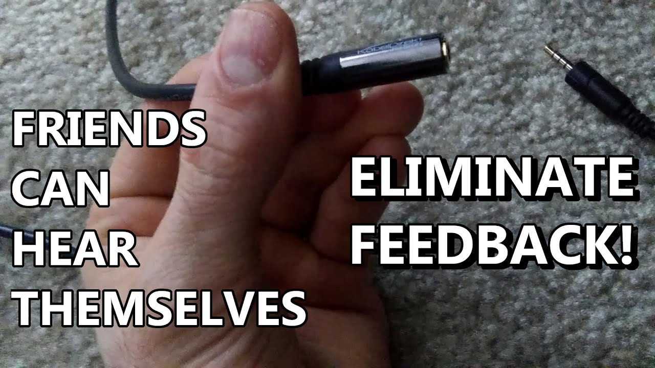 How To Get Rid of Echo With a Headset Extension Cable YouTube