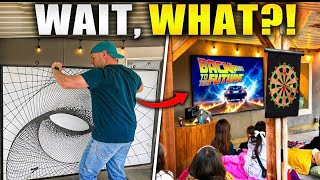 “DIY Art” is Actually a Flipping Movie Screen!