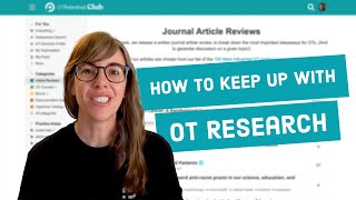 OT Potential Journal Article Breakdowns: A Way to Keep Up with OT Research by OT Potential 331 views 1 year ago 1 minute, 52 seconds