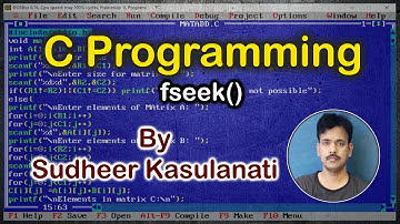 C Programming 37 - Files - fseek() function
