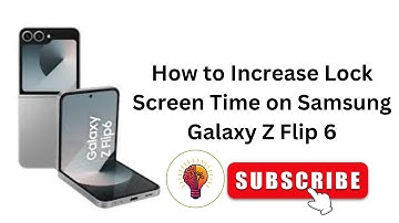 How To Increase Lock Screen Time on Samsung Galaxy Z Flip 6 (2025 Update) 📱✨ Boost Your Display Time