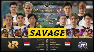 ROGER SAVAGE !!M3 _ RRQ HOSHI VS RSG SG_ Group D _ M3 MLBB World Championship 2021