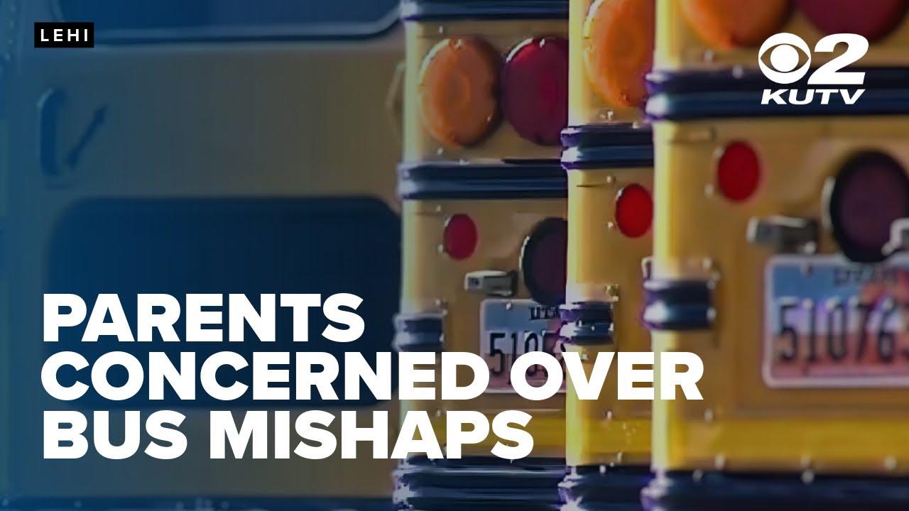 Parents raise concerns over bus mishaps in Alpine School District - YouTube
