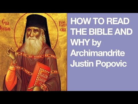 How To Read The Bible | St Justin Popovich | Short Audio Book