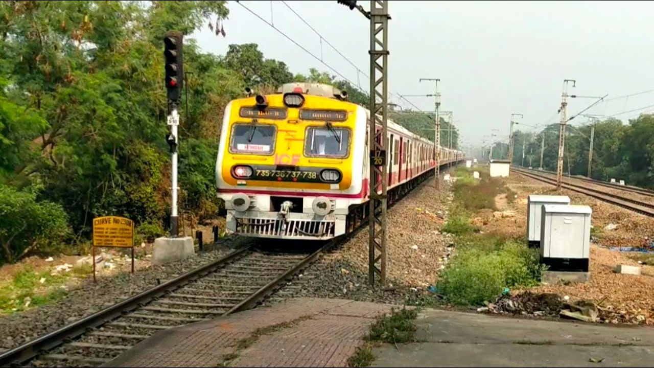 Panskura Howrah Local with New ICF Medha Rake || Panskura Local. - YouTube