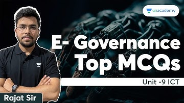 MPPSC PRE | UNIT - 9 MPPSC | E - Governance Important MCQs | MPPSC Prelims 2023 | Rajat Sir