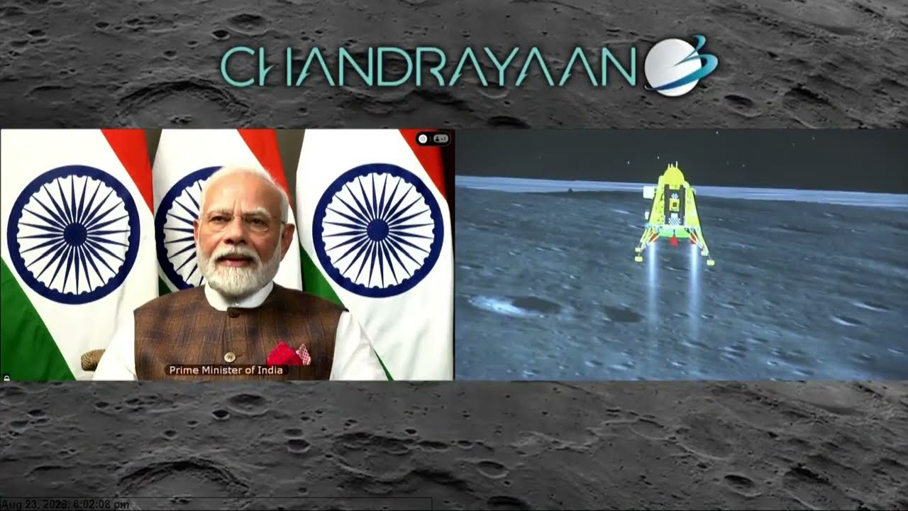 ചരിത്ര നിമിഷം; ചന്ദ്രനിൽ ഇറങ്ങി ചാന്ദ്രയാൻ 3 | Chandrayaan 3 landed on the moon