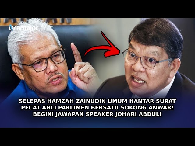 SELEPAS Hamzah Umum Hantar Surat Pecat 6 MP BERSATU Sokong Anwar! Begini Jawapan Speaker Johari! class=