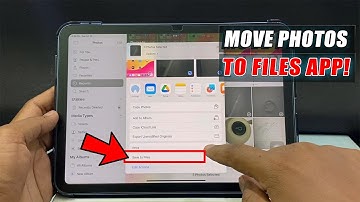 How to Transfer Photos from Photos app to Files app on iPad (2025)