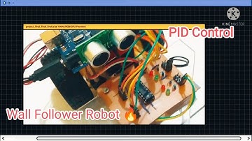 Wall Follower Robot | Arduino uno + PID Control
