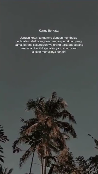 Short Story WA | Karma Pasti Ada