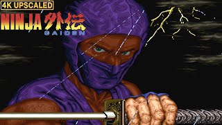 Ninja Gaiden Longplay (Arcade) [4K/Upscaled/60FPS]