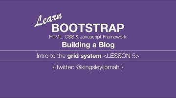 Bootstrap 3 Tutorials [COMPLETE] - Building a blog video for beginners tut # 5