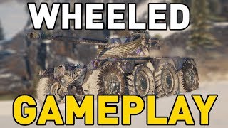 Wheeled Tank Gameplay in World of Tanks!