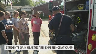 QC students gain healthcare experience at summer camp