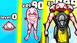 IS THIS THE STRONGEST HIGHEST LEVEL BLOB FISH EVOLUTION? (9999+ GOD MODE) l Blobfish Evolution screenshot 3