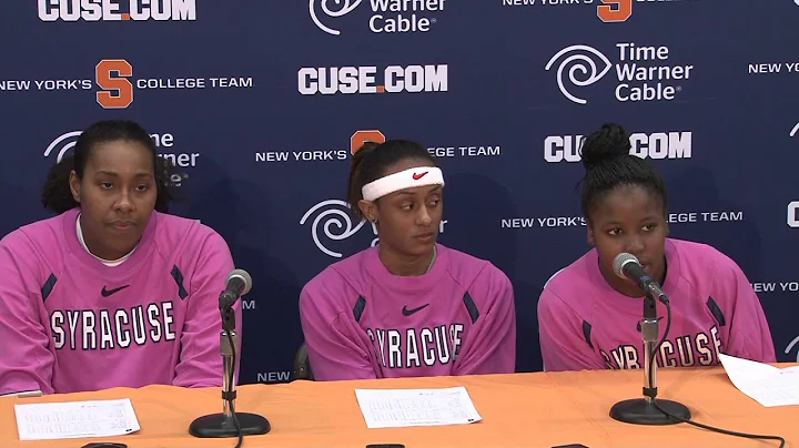 Ameen - Syracuse Post-Game Presser: L to R: S. Leary, B. Sykes & A. Peterson