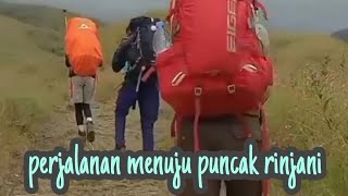 story wa pendaki gunung Rinjani Mei 2021