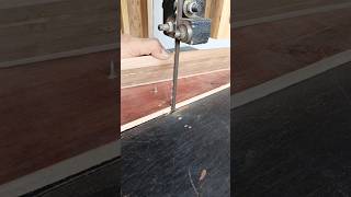 Tips and tricks for dulling wood with a bandsaw. #woodworking #wood #diy