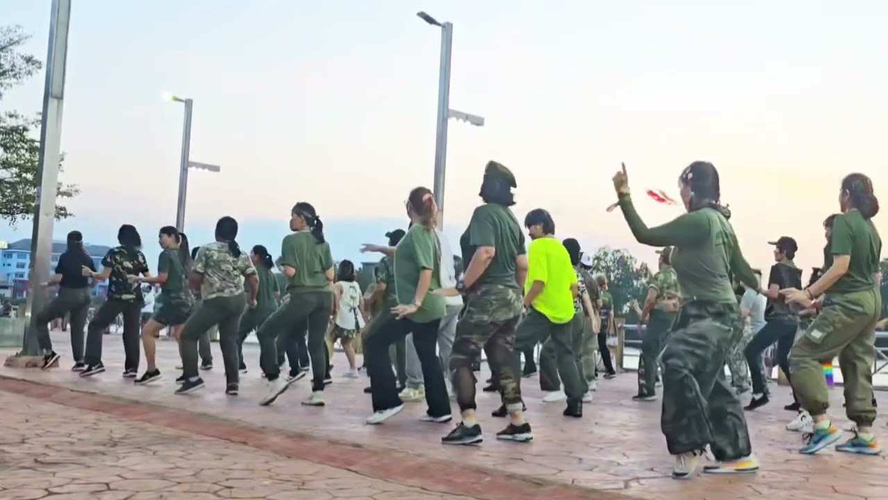 Танец зумба в стиле линейного танца