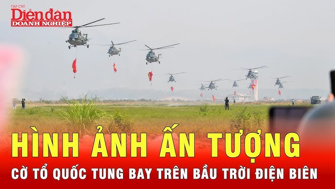 Image hình ảnh hình ảnh Xuân Tùng - Impressive image of 11 Vietnam Air Force helicopters raising the ...