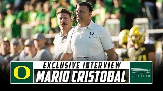 Oregon Head Coach Mario Cristobal Discusses His Team's Defense, QB Justin Herbert and More | Stadium