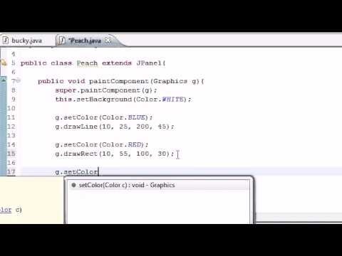 Java Programming Tutorial   86   Drawing More Stuff