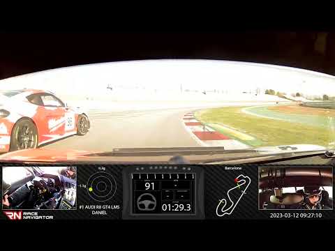 TRACKTEST | Barcelona | AUDI R8 GT4 LMS | My first time in Barcelona @Heavyfield