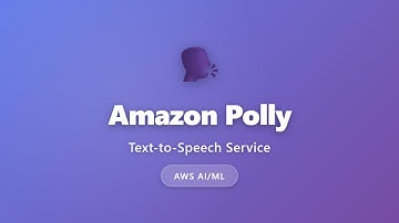 Amazon Polly: Text-to-Speech Service | AWS AI/ML Tutorial for Beginners