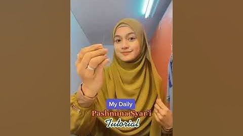 Tutorial pashmina syar