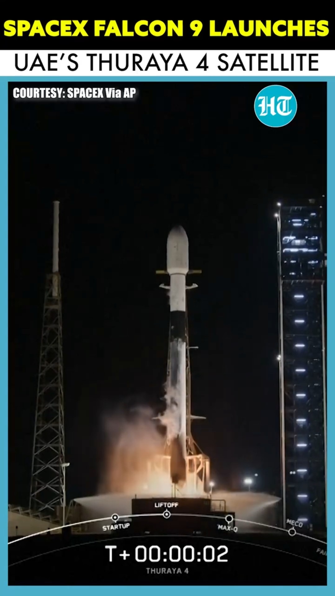 SpaceX’s Falcon 9 Deploys UAE’s Thuraya 4 In First Launch Of 2025