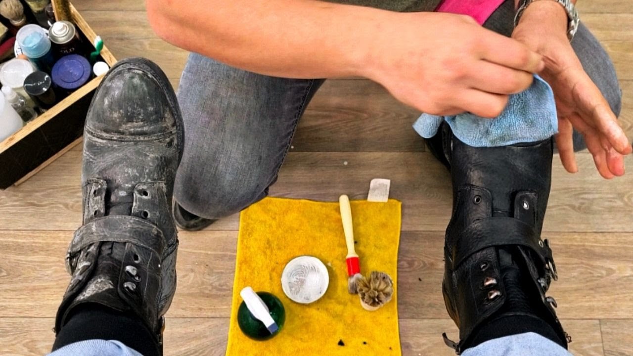 Matador Shoes cleaning with ASMR sounds