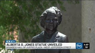 Albert O. Jones statue unveiled at Hall of Justice