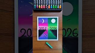 Easy Year Change Art Oil Pastel