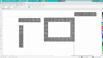 Corel Draw Tips & Tricks Greek Pattern Square one part 2