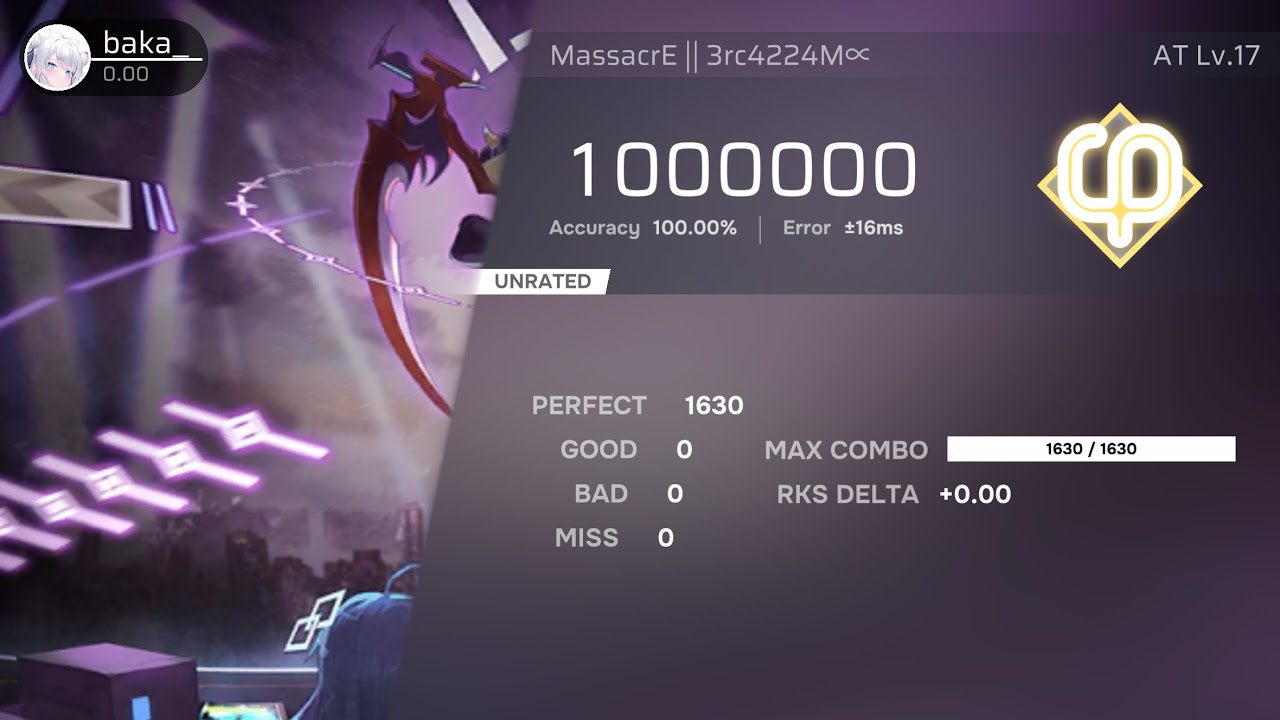 【Phira】MassacrE || 3rc4224M [AT 17] ALL PERFECT