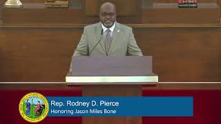 Rep. Pierce Honors the Life and Legacy of the Late Jason Miles Bone