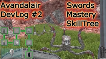 Avandalair - devlog #2 | Sword and shield combat skill tree.