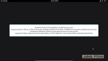 Apache Tomcat 9 Installation on Rocky Linux 8 from Zip Archive | How to install Tomcat on Rocky