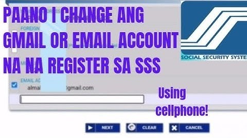PAANO I CHANGE ANG GMAIL OR EMAIL ACCOUNT NA IYONG NA REGISTER SA SSS @almatutorials7854