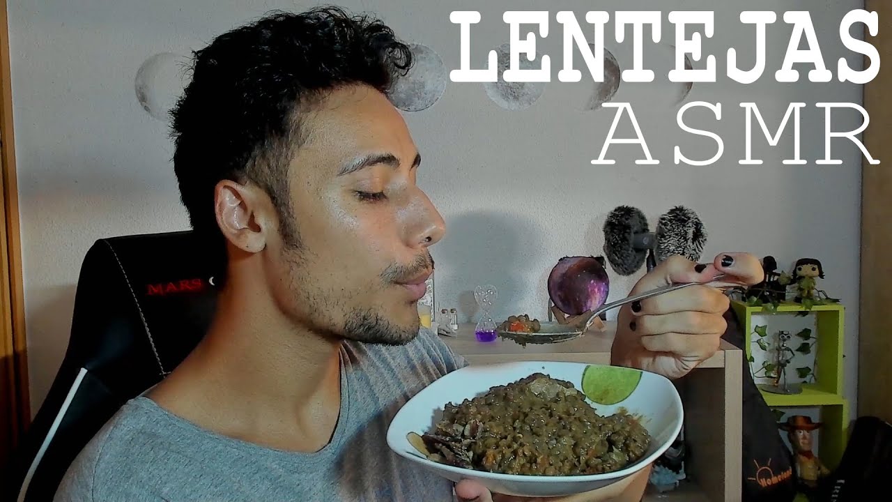 ASMR COMIENDO LENTEJAS (muy calientes) | ASMR en español