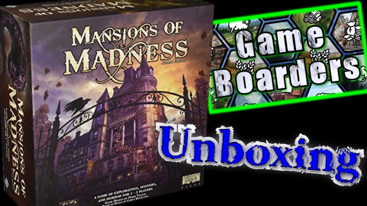 Mansions of Madness: 2nd Edition - Unboxing with Drayden