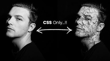 How to Make Realistic Cracked Skin Portrait in Html & CSS | CSS Tutorial