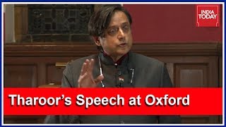 Shashi Tharoor's Stirring Speech at Oxford Union Goes Viral