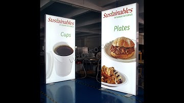 LED Double-Sided Lightbox for Exhibitions and Retail Spaces